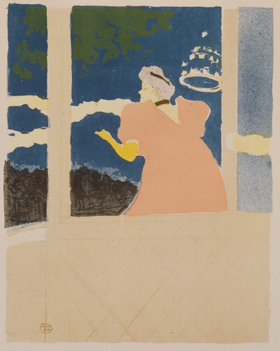 At the Ambassador Theatre by Henri de Toulouse Lautrec